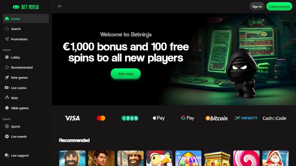 review over online casino buitenland bet ninja